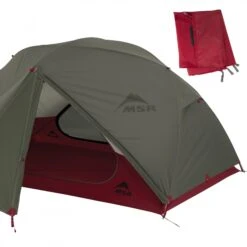 MSR Elixir 2 Backpacking Tent With Footprint (Green)