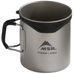 MSR Titan™ Cup 2024 450mL Titanium Cup With Lip Guard